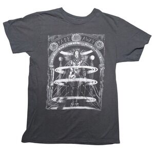 The Tea Party Small Grey Metropolis Graphic Short Sleeve Tee Shirt Music Merch